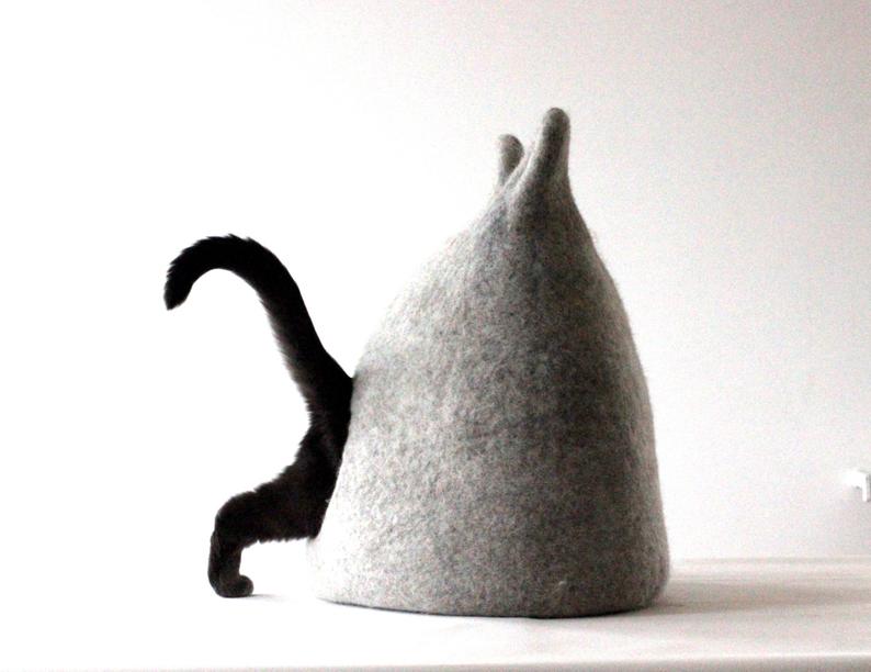 felt cat cave cat bed cat cocoon