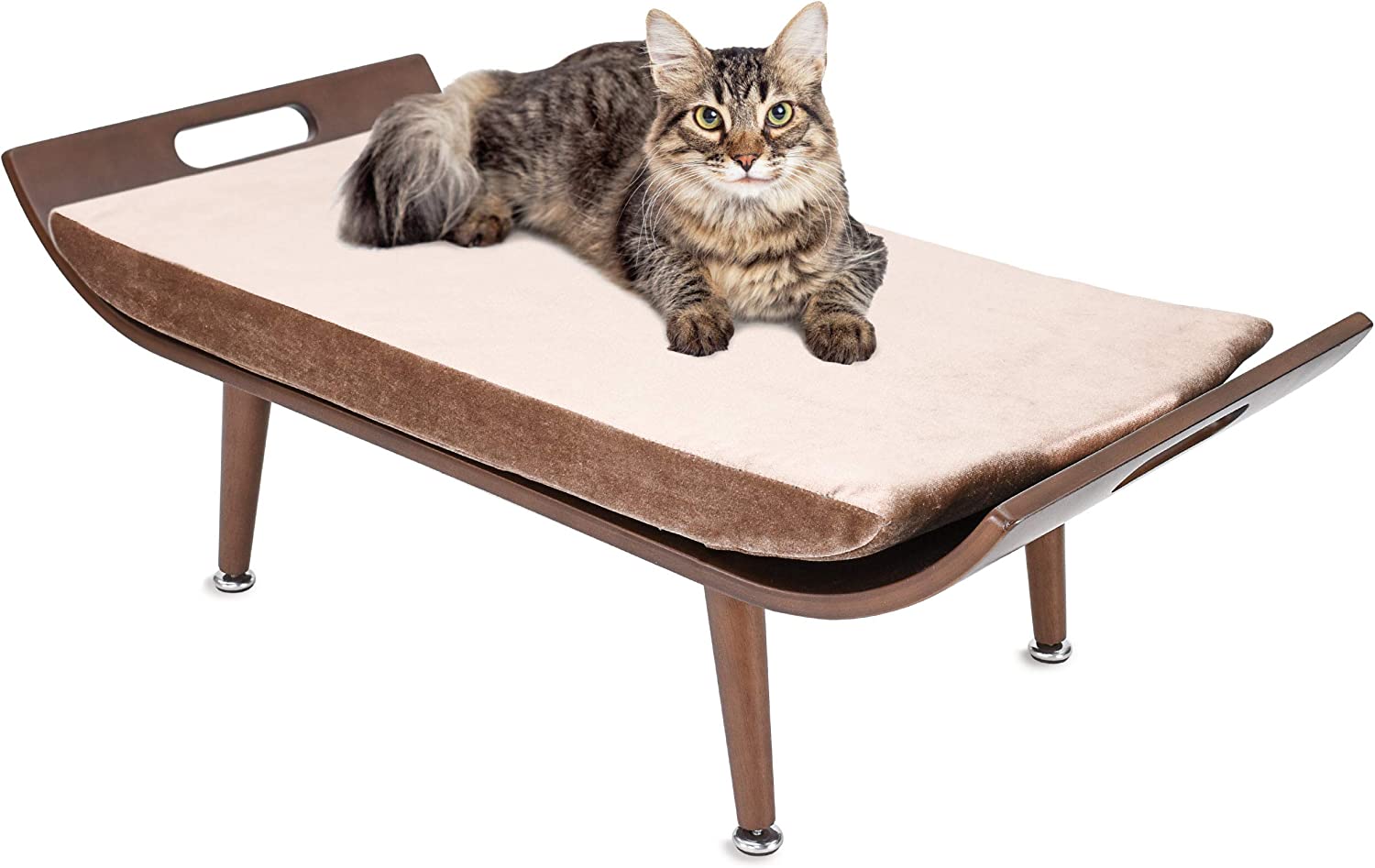 mid century modern cat bed, luxury lounger cat bed from Penn Plax